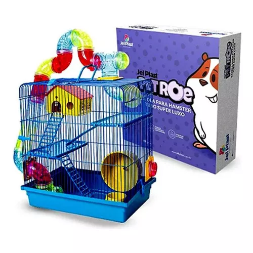 Gaiola para hamster 3 andares Labirinto