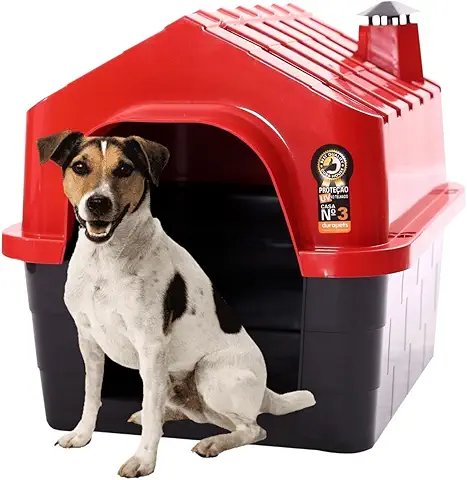Dura Pet Casa de Cachorro DuraHouse N 3 Vermelho